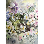 Flowers II 2022 (O3) 20x30cm / Watercolour by ©janinaB.