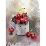 Cherries I 2023 (31) 30x40cm / Watercolour © janinaB.