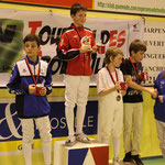 Podium Benjamin Fleuret Jarod monte sur la 3ème marche du podium