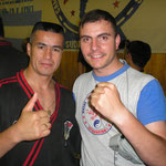Manuel LA JAULA Bahamondes Campeón Sudamericano Kick Boxing con Sifu Vilches