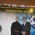 Sifu Vilches con Maestro Paez Mundial Artes Marciales 2008