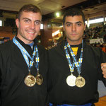 Sifu Vilches doble Campeon Mundial 2008 con  su alumno Hernan Abraham