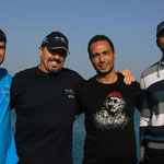 Photo von Günter Gerstl (vlnr) Brian, Erich, Abdo, Maher