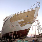 M/Y Blue Waves on the Dry Dock!