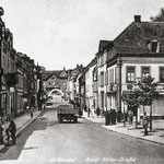 St. Wendel, Adolf-Hitler-Straße, um 1938 [© Sammlung Roland Geiger]