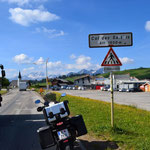 Unscheinbarer Pass Col des Saisies
