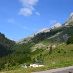Hinauf zum Col de la Colombiere