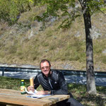 Pause mit Baguette