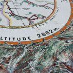 Orientierungstafel am Cime de la Bonette