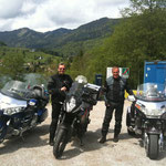 KTM 1190 Adventure mit Begleitschutz :-)