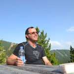 Rast in der Abendsonne