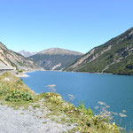 Livigno - Stausee kurz hinter dem Tunnel