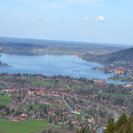 Blick vom Wallberg auf den Tegernsee