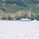 Urquart Castle vom gegenüberliegenden Ufer