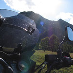 V-Strom am Ahornboden.