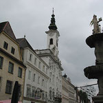 Am historischen Marktplatz von Steyr.