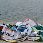 Kitesurfer am Gardasee