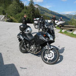 V-Strom am Parkplatz