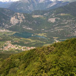 Fahrt vom Monte Bondone Richtung Süden - lago Toblino