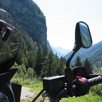 Vom Kaunertal Blick Richtung Reschenpass.