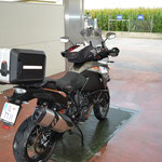 KTM nach der Dusche