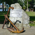 Gedenkstein für die Opfer der Donau