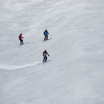 Skifahrer in Kühtai