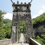 Hängebrücke am Lago del Corlo
