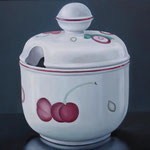 Zuckerdose 03, Ölfarbe a. LW, 60 x 80 cm