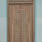 andalusische Tür 3, Öl a. Leiwand, 70 x 100 cm