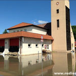 Hochwasser in Groß Rosenburg im Salzlandkreis am 10. Juni     Foto: radio SAW  