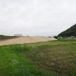 長野県松代市　河川改修工事　ビオプラッグ　施工完了