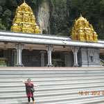 Next to the Batu Caves a temple