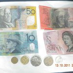the Australian Dollar (hey we are rich....not really! Please support us! ;)