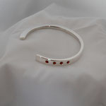 Armband zilver met carneool