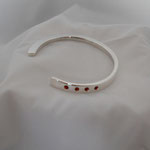 Armband zilver met carneool