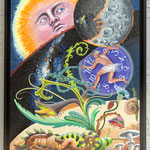 Time Flys - acrylic on masonite