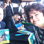 Selfie amb Patrick Ness i Bayona
