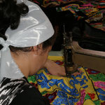 IN AN UZBEK EMBROIDERY FACTORY