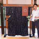 NHK「 あさイチ」で城之内早苗さんが着用された結城紬と帯。