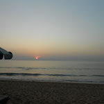 Sunset at the hotel