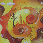549 Herbstfrau, Öl auf LW, 2019, 70 x 50 cm, verkauft