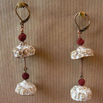 Boucle d'oreille "eucalyptus"