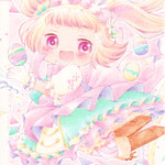 2025.4「Happy  Easter 2025」がふぅ恋猫様 ハッピーピンク展 展示作品