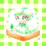2020.6 「レタスちゃんミニ原画」食べる•食べる•食べる展出品作品