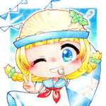 2021.8 「バニラアイスちゃん」スイーツの庭展出品作品