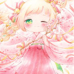 2025.3「桜舞う」がふぅ恋猫様 ハッピーピンク展 展示作品
