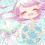 2025.5「Mermaid Wedding」gallery glad.様 可憐に揺れる紫陽花の詩展 展示作品