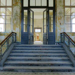 Eingang der ehem. Lungenheilanstalt in Beelitz