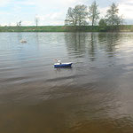 Simon`s Jungfernfahrt mit seinem Fischkutter "Möwe 2"...